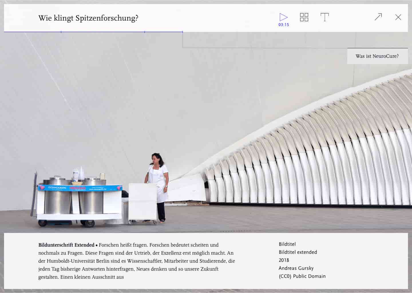 same article page in audio mode