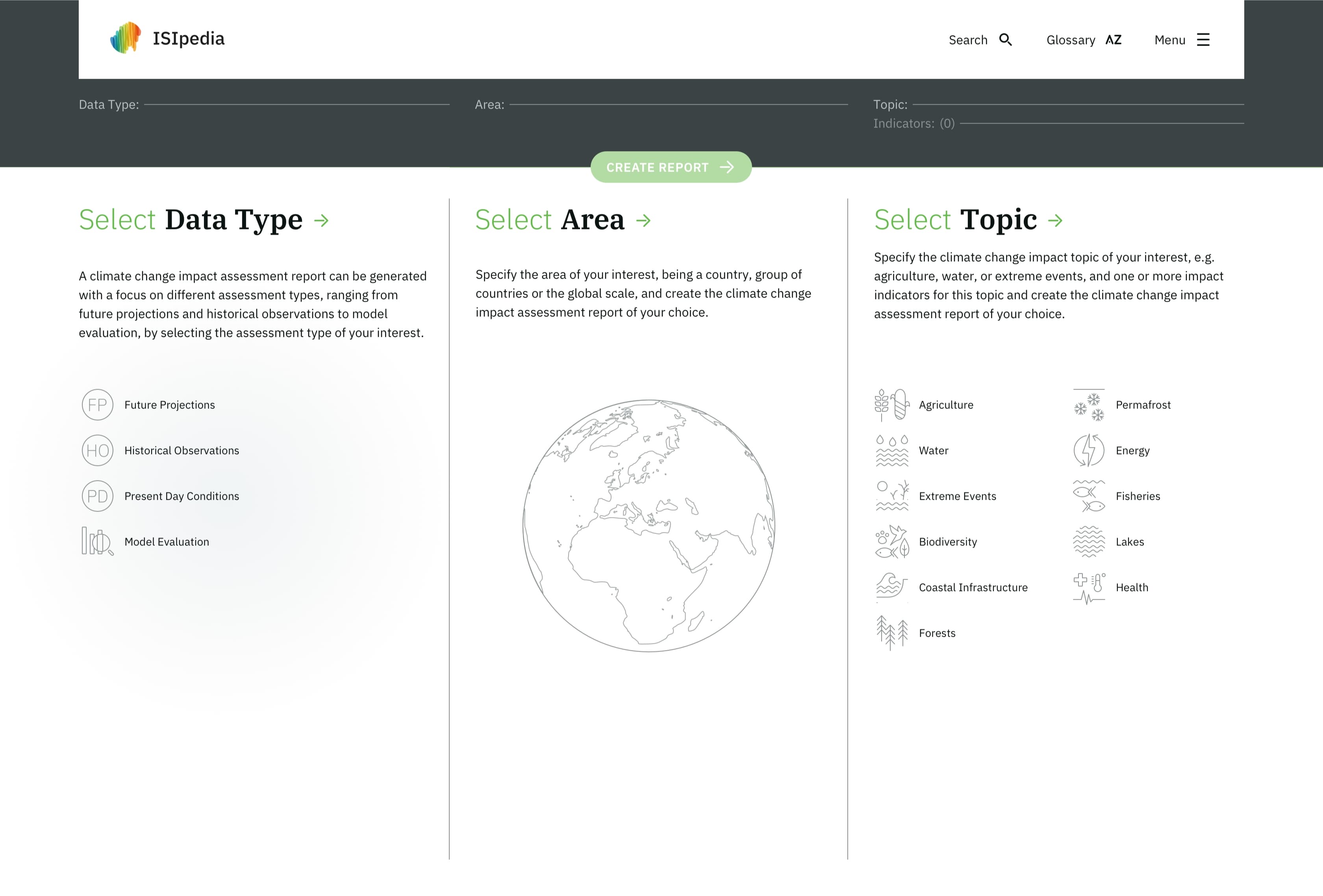 desktop and mobile view of the ISIpedia website